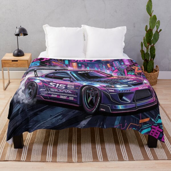 Item preview, Nissan Silvia S15 Cyber Drift | JDM Neon Art2. designed and sold by JMAVILA ART.