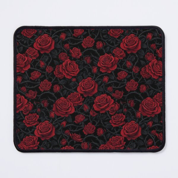 Item preview, Dark Crimson Roses Gothic Floral Pattern designed and sold by Owcomm.