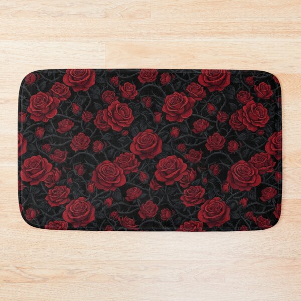 Item preview, Dark Crimson Roses Gothic Floral Pattern designed and sold by Owcomm.