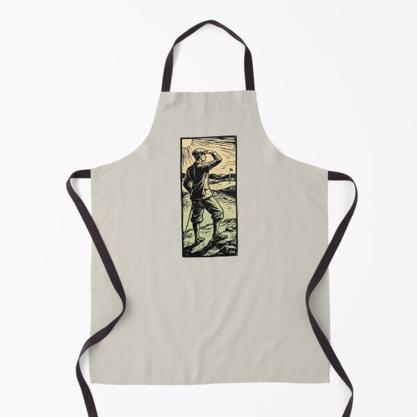 Item preview, Vintage Golfer Woodcut Art Classic Golf Player Linocut Illustration designed and sold by KiwiRider.