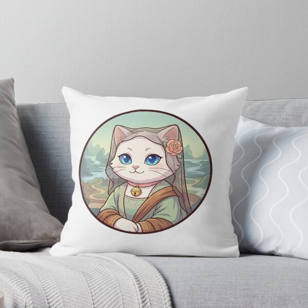 Item preview, Medieval Cat – Renaissance Portrait Art designed and sold by 1smillaundfiete.