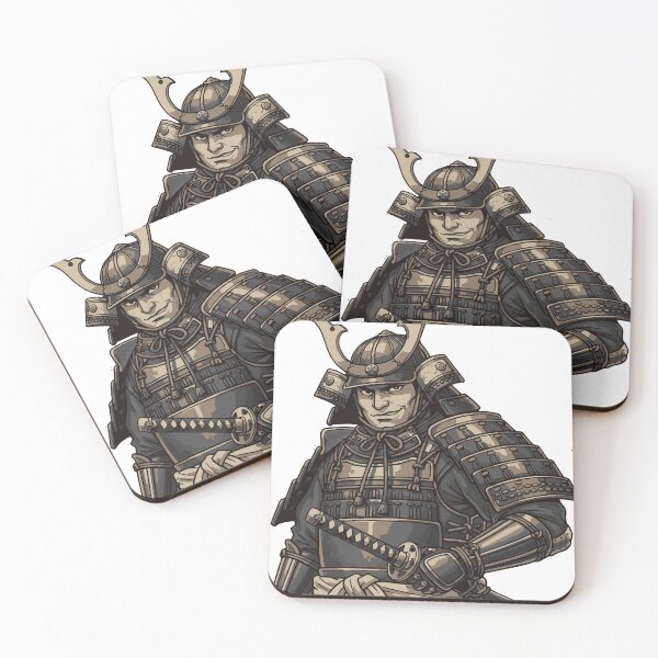 Item preview, Horned Samurai Warrior Portrait designed and sold by Ceylune.
