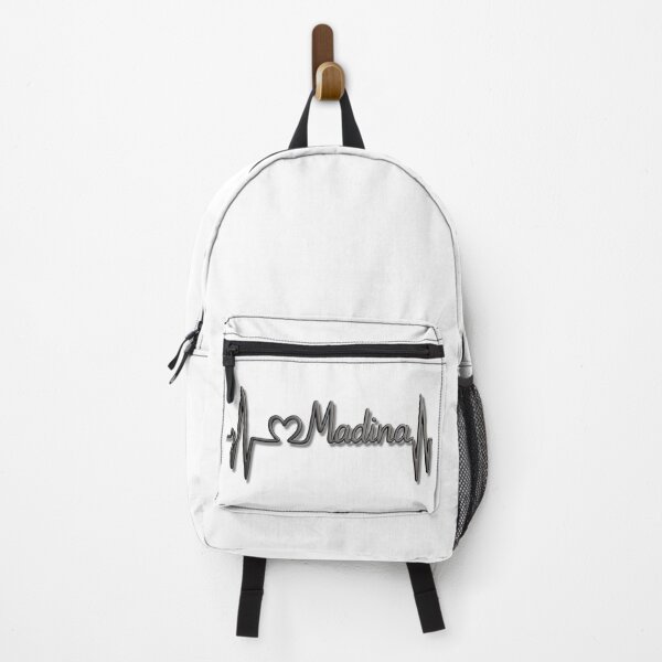 Item preview, Madina Heartbeat Line (V.3) – Islamic City Love Typography Design designed and sold by D-Islamic.