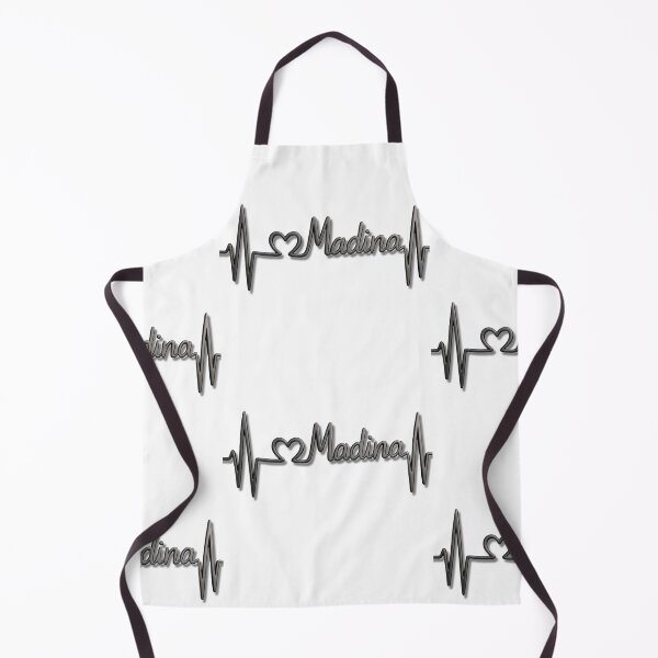 Item preview, Madina Heartbeat Line (V.3) – Islamic City Love Typography Design designed and sold by D-Islamic.