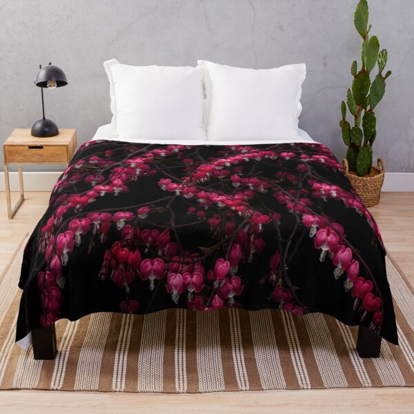 Item preview, Dark Pink Bleeding Hearts Floral Pattern designed and sold by Owcomm.