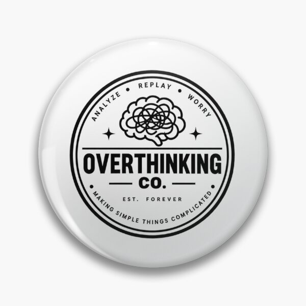 Item preview, Funny Overthinker Gift designed and sold by GiftLore Studio.