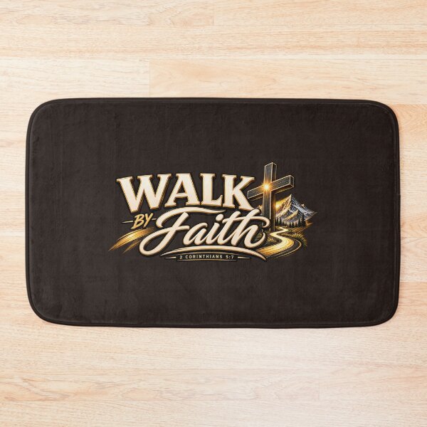 Item preview, Walk By Faith – Christian Cross Mountain Design designed and sold by HO•Designs.