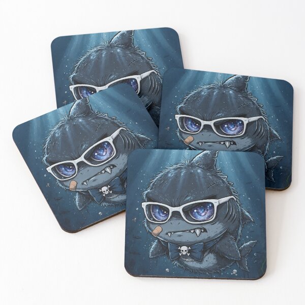 Item preview, Gothic Emo Shark with Eyeliner designed and sold by Goth Pets .