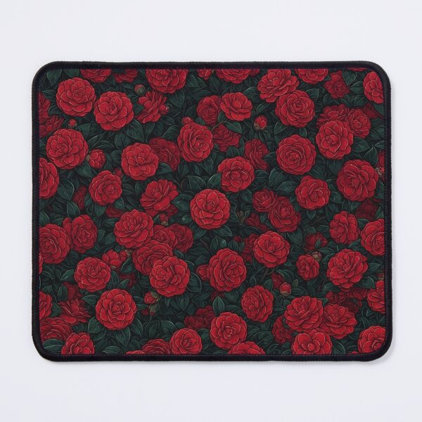 Item preview, Deep Red Roses Floral Pattern designed and sold by Owcomm.