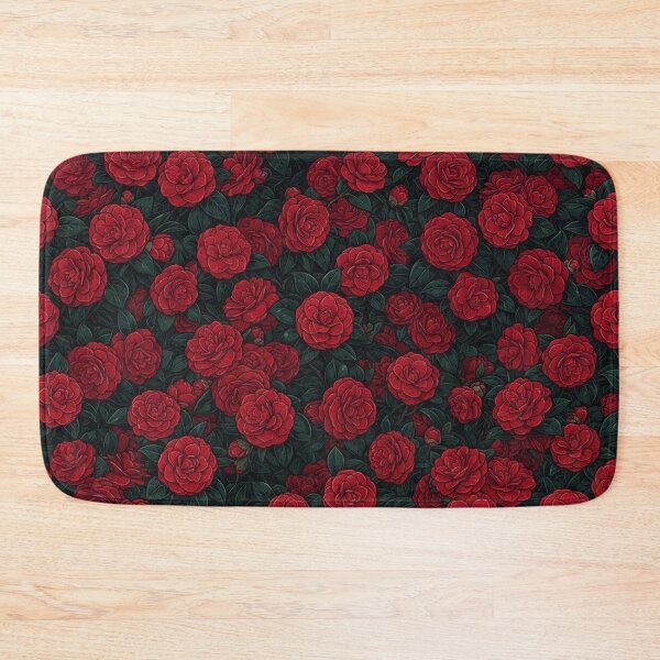 Item preview, Deep Red Roses Floral Pattern designed and sold by Owcomm.