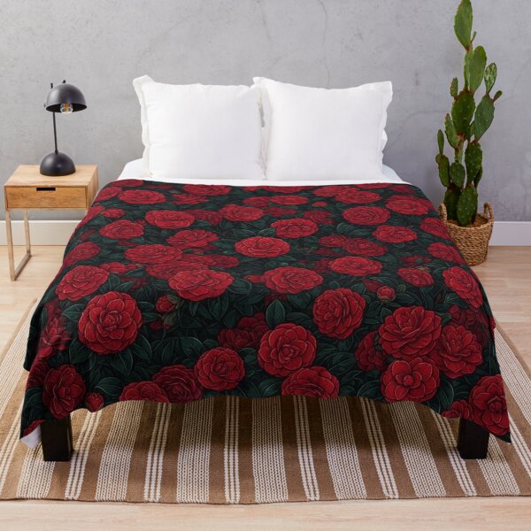 Item preview, Deep Red Roses Floral Pattern designed and sold by Owcomm.