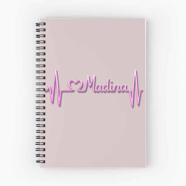 Item preview, Madina Heartbeat Line (V.5) – Islamic City Love Typography Design designed and sold by D-Islamic.
