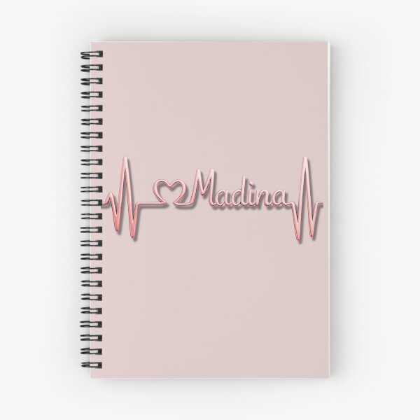 Item preview, Madina Heartbeat Line (V.6) – Islamic City Love Typography Design designed and sold by D-Islamic.