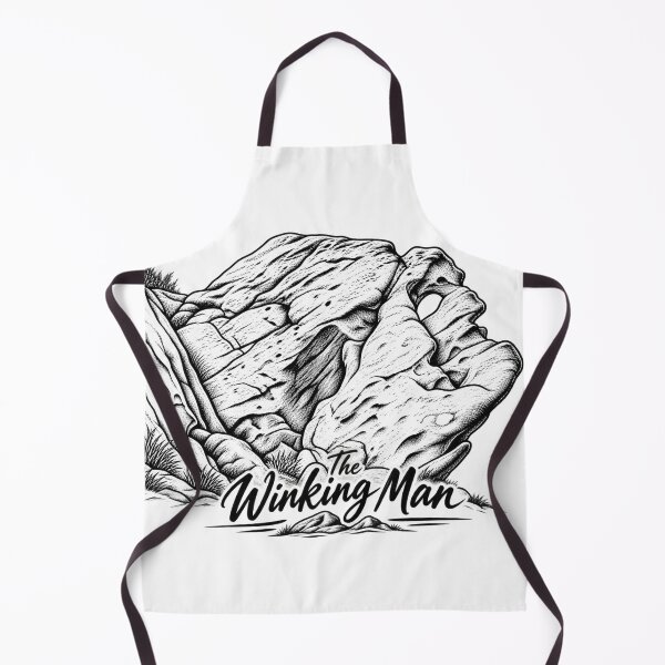 Item preview, The Winking Man – Staffordshire/Peak District Line Art Illustration designed and sold by Tee Visions.