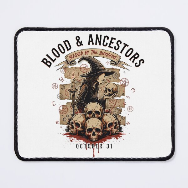 Item preview, Blood & Ancestors T-Shirt | Skull Roses Dark Heritage Halloween Graphic Tee v11 designed and sold by DarylWelsh2024.