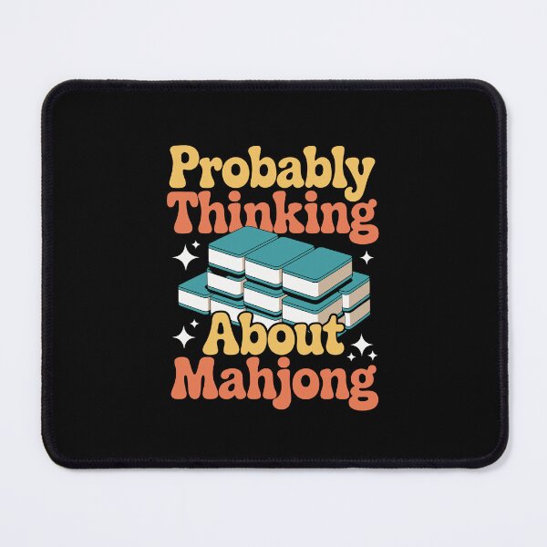 Item preview, Probably Thinking About Mahjong designed and sold by jkrphoto.
