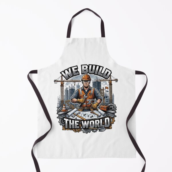 Item preview, Construction Crew We Build The World designed and sold by PixelStyle Studio.