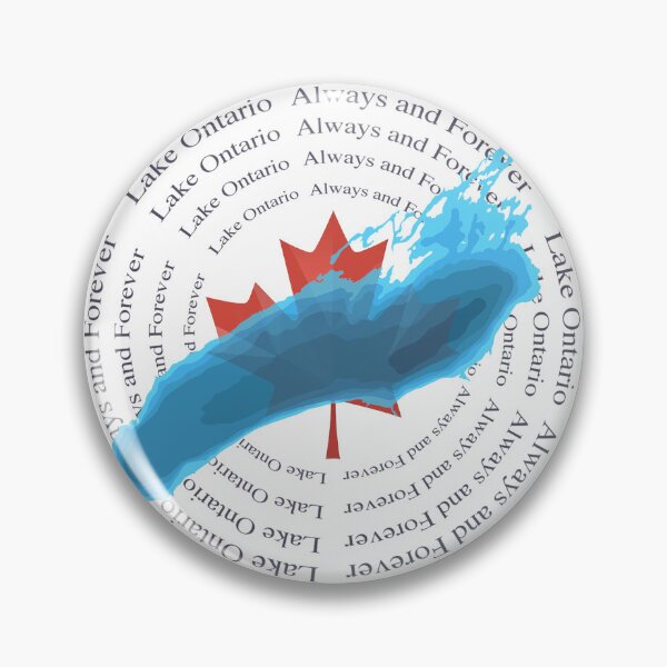 Item preview, Lake Ontario Always and Forever Depth Map designed and sold by Rose&Evergreen.