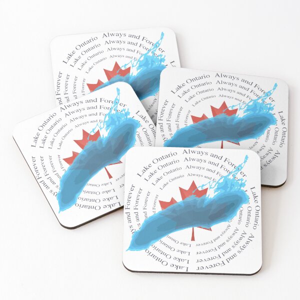 Item preview, Lake Ontario Always and Forever Depth Map designed and sold by Rose&Evergreen.