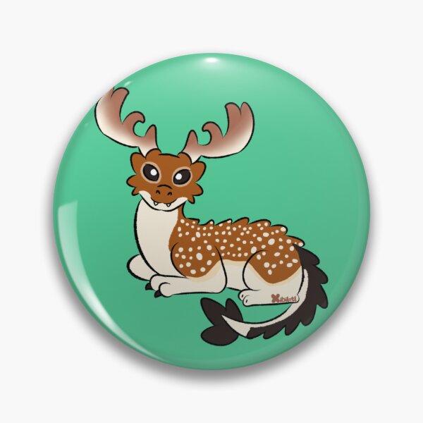 Item preview, Fallow deer dragon  designed and sold by XibilotlArt.