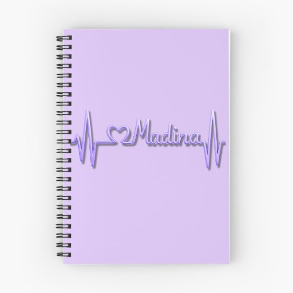 Item preview, Madina Heartbeat Line (V.10) – Islamic City Love Typography Design designed and sold by D-Islamic.