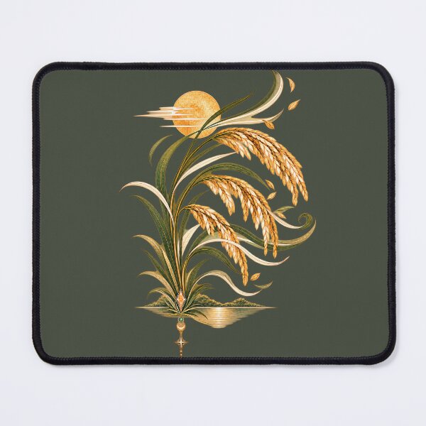 Item preview, Paddy Wind Rice Field Landscape Art designed and sold by StoneOak.