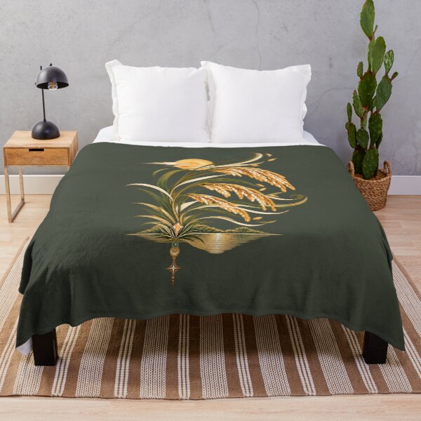 Item preview, Paddy Wind Rice Field Landscape Art designed and sold by StoneOak.