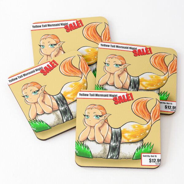 Item preview, Yellow Tail Mermaid Nigiri designed and sold by Ibbuurin.