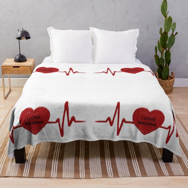 Item preview, Madina in My Heart - Islamic Heartbeat Pulse Art designed and sold by D-Islamic.