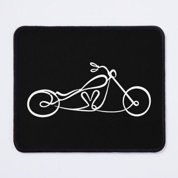 Item preview, Custom Cruiser Bike Continuous Line Art Design designed and sold by JesterKrewArt.