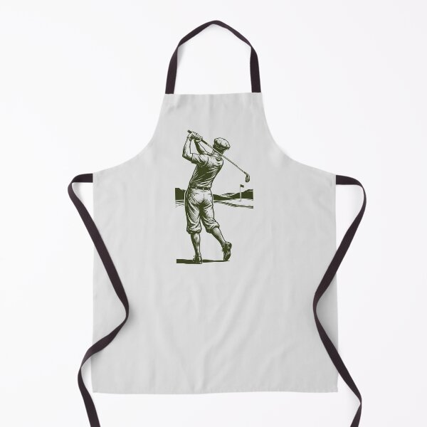 Item preview, Vintage Golfer Swing Woodcut Art Classic Golf Player Linocut designed and sold by KiwiRider.