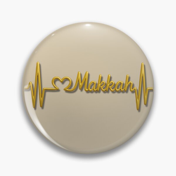 Item preview, Makkah Heartbeat Line (V.1) – Islamic City Love Typography Design designed and sold by D-Islamic.