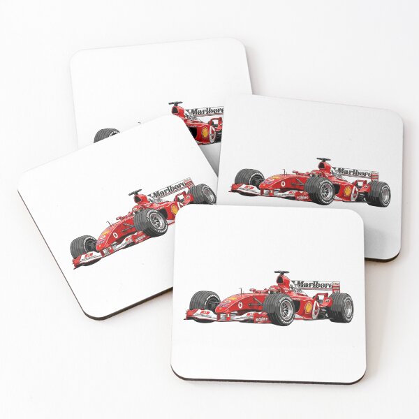 Item preview, 2002 Ferrari F2002 Michael Schumacher World Champion F1 Racing Car Illustration designed and sold by Motorline44.