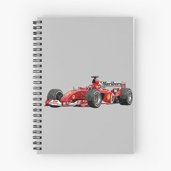 Item preview, 2002 Ferrari F2002 Michael Schumacher World Champion F1 Racing Car Illustration designed and sold by Motorline44.