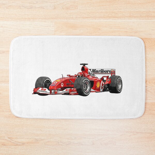 Item preview, 2002 Ferrari F2002 Michael Schumacher World Champion F1 Racing Car Illustration designed and sold by Motorline44.