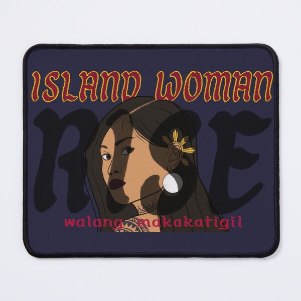 Item preview, island woman rise - transparent version (ruby ibarra fanart) designed and sold by robiwanders.