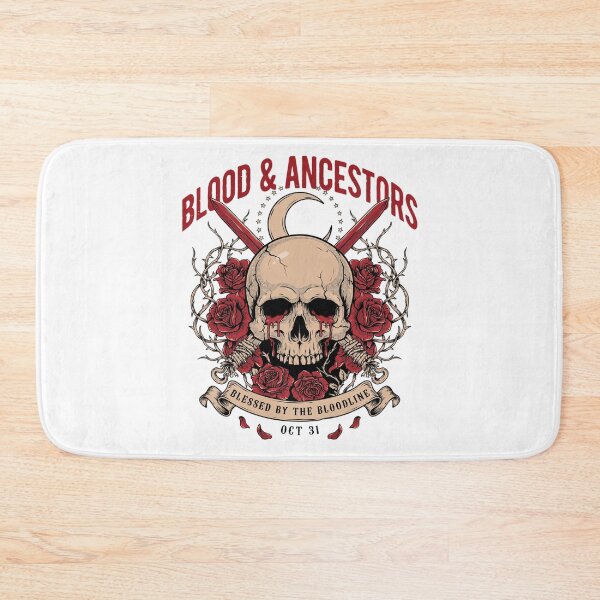 Item preview, Blood & Ancestors T-Shirt | Skull Roses Dark Heritage Halloween Graphic Tee v12 designed and sold by DarylWelsh2024.