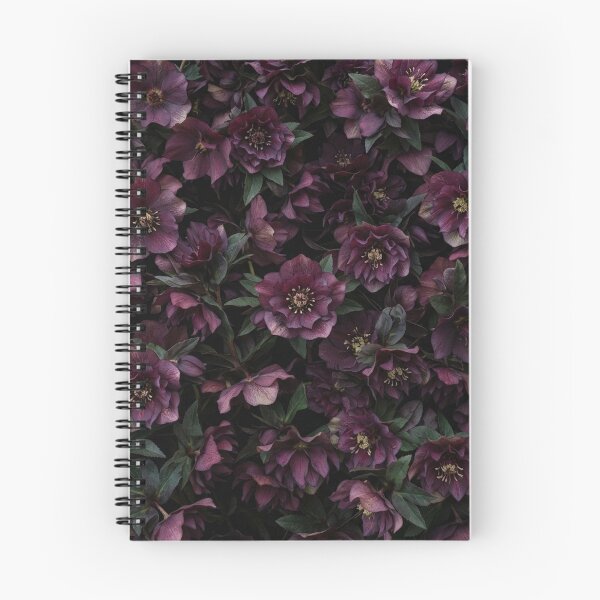 Item preview, Dark Purple Hellebore Flower Pattern designed and sold by Owcomm.