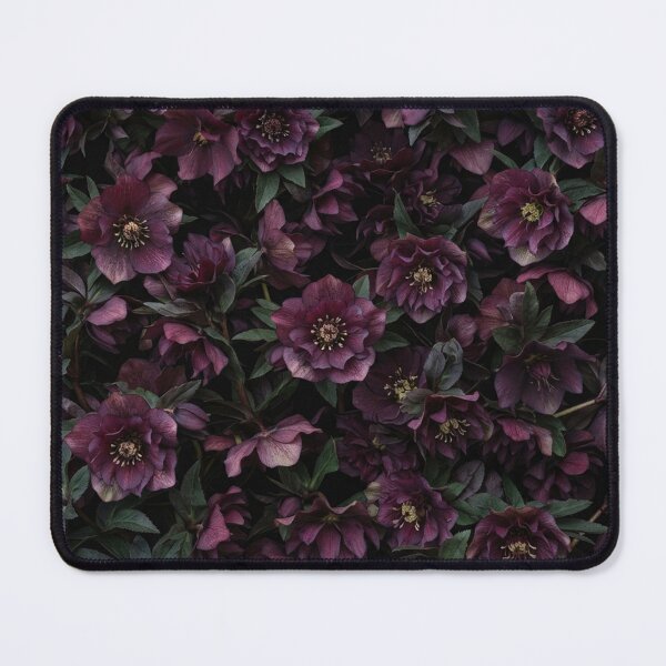 Item preview, Dark Purple Hellebore Flower Pattern designed and sold by Owcomm.