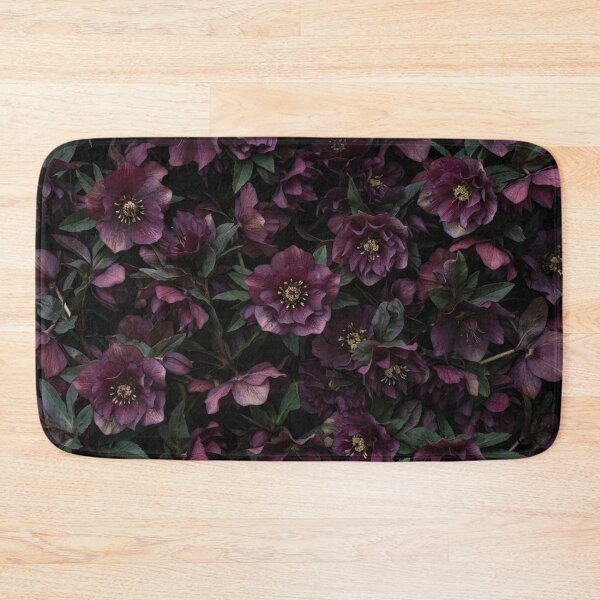 Item preview, Dark Purple Hellebore Flower Pattern designed and sold by Owcomm.