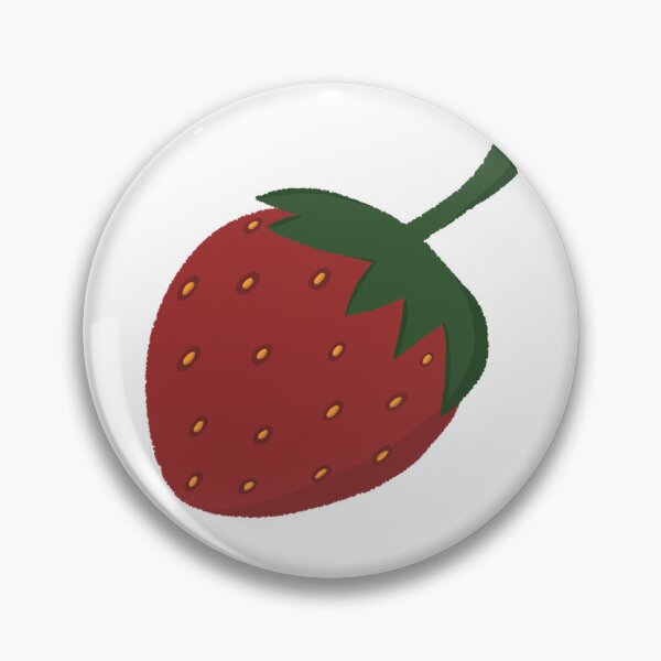 Item preview, .Hand Drawn Strawberry, Red Berry Fruit Art designed and sold by Tanapan2529.