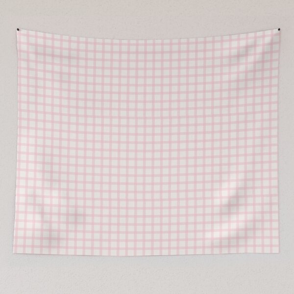 Item preview, Soft Coquette Light Pink Checkered Grid designed and sold by CutteCherry.