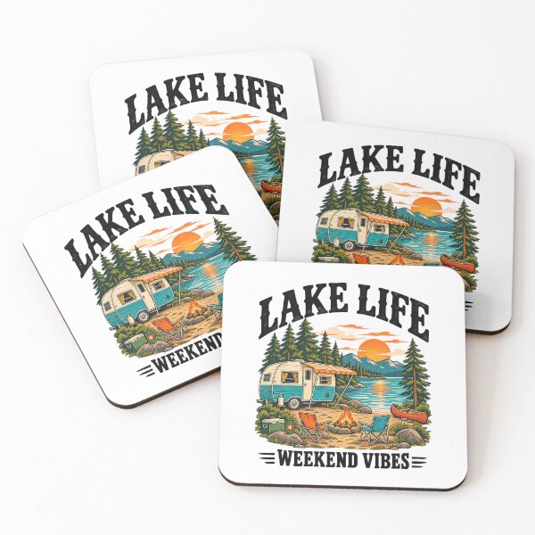 Item preview, Vintage Camper and Lakeside Camping designed and sold by urbinet.