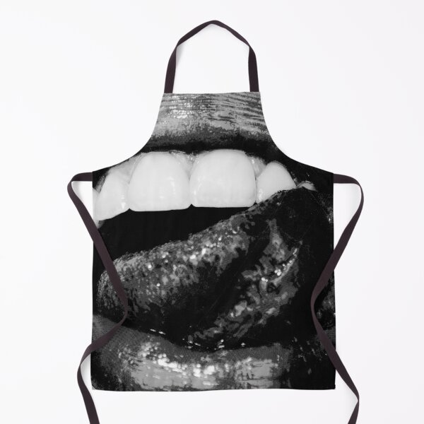 Item preview, Glossy Black Lips Tongue Out Goth Glam designed and sold by Ghoul Enterprises.