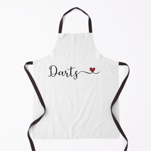 Item preview, Darts Typography with a Heart designed and sold by Pferdefreundin.