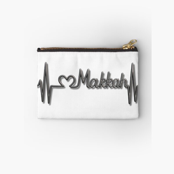 Item preview, Makkah Heartbeat Line (V.3) – Islamic City Love Typography Design designed and sold by D-Islamic.