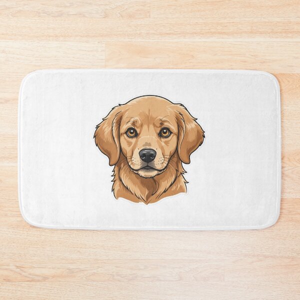 Item preview, Golden Retriever Face Portrait Chibi Style – Golden retriever mom gift designed and sold by michallechowicz.