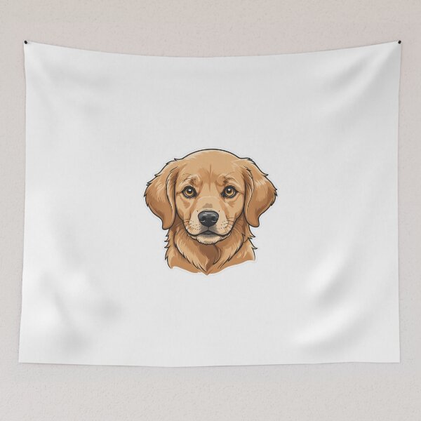 Item preview, Golden Retriever Face Portrait Chibi Style – Golden retriever mom gift designed and sold by michallechowicz.