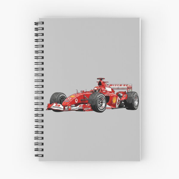 Item preview, 2004 Ferrari F2004 Michael Schumacher World Champion F1 Racing Car Illustration designed and sold by Motorline44.