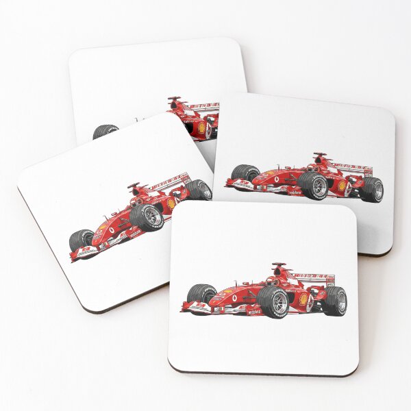 Item preview, 2004 Ferrari F2004 Michael Schumacher World Champion F1 Racing Car Illustration designed and sold by Motorline44.